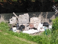 The bomb site